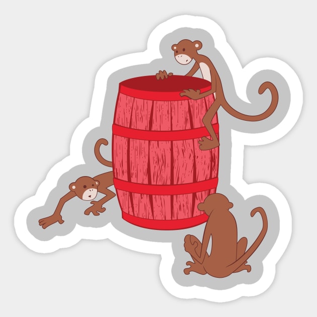 Barrel Of Mystery Sticker by thekylewalters